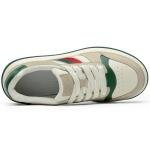 Fashion Sneakers for Men Women, Cowhide Premium Leather Luxury Designer Shoes, Breathable and Comfort Tennis Walking Shoes for Casual Dress Green