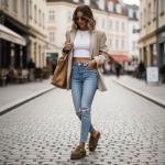 CUSHIONAIRE Origin Genuine Suede Mule Clogs for Women, Cozy Slip-On Moc Toe Loafer with Buckle and Faux Fur Cushioned Footbed, Brown 9