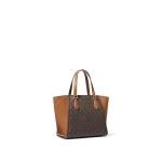 Michael Kors Women's Taryn Small Convertible Crossbody Bag, Gold-Tone Hardware/Brown/Acorn