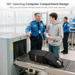 RealCool Laptop Backpack, 31L Travel Backpacks Gift for Women Men, Fits up to 15.6-17 Inch,Water Resistant College Bookbag, for School Business Trip (Black)