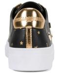 KARL LAGERFELD Paris Women's Sneaker, Black/Gold, 8