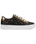 KARL LAGERFELD Paris Women's Sneaker, Black/Gold, 8