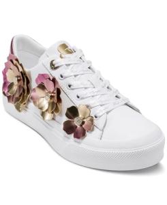 KARL LAGERFELD Paris Women's Sneaker, White/Multi, 8