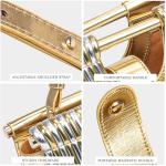 Stylish Woven Evening Clutch – Gold & Silver