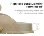 Genuine Leather Suede Mules with Memory Foam