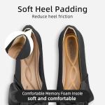 Chic Black Pointed Toe Ballet Flats for Women