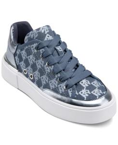 DKNY Women's Lace Up Sneakers in Celeste 8.5