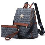 MKP Women's Stylish Anti-Theft Backpack Purse Set