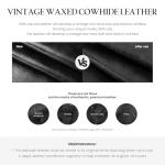 Befen Vintage Leather Satchel Tote Bag for Women