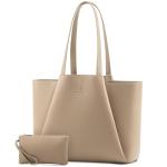 LOVEVOOK PU Leather Tote Bag for Women