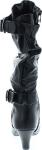 Maggie-39 Women's Slouchy Low Heel Boots - Black