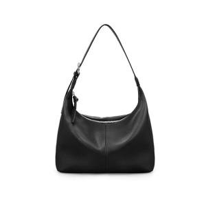 Lightweight Genuine Leather Slouchy Hobo Purse