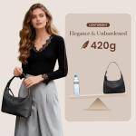 Lightweight Genuine Leather Slouchy Hobo Purse