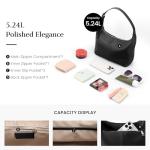 Lightweight Genuine Leather Slouchy Hobo Purse