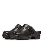 Eastland Women's Black Mae Clogs & Mules, Size 9.5