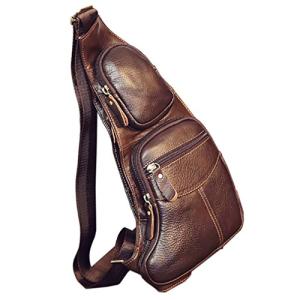 Stylish Leather Sling Bag for Outdoor Adventures
