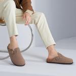 KIDMI Unisex Vegan Suede Arch Support Clogs