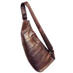 Stylish Leather Sling Bag for Outdoor Adventures