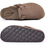 KIDMI Unisex Vegan Suede Arch Support Clogs