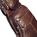 Stylish Leather Sling Bag for Outdoor Adventures