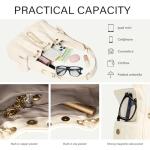 CLUCI White Quilted Leather Slouchy Tote Bag