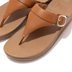 FitFlop Women's Lulu Adjustable Leather Toe Post Sandals