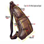 Stylish Leather Sling Bag for Outdoor Adventures