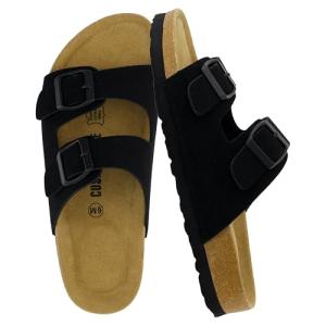 Lane Cork Footbed Sandals with Buckles for Women