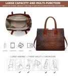 Luxury Crocodile Pattern 3-Piece Bag Set