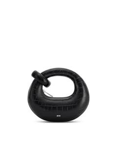 JW PEI Women's Abacus Mini Top Handle Bag - Black Croc