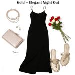 katliu Women's Flat Sandals Flip Flop Sandals Comfortable Dressy Thong Sandals Gold 8.5