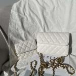 Waist Bag Mini Belt Bag for Women Mini Crossbody Bag Y2k Accessories Belt Purse for Women Fashionable (White,Small)