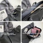 Womens Fashion Luxury Large Leather Woven Leather Tote Handbag Shoulder Bag Women Top Handle Satchel Handbag Work (Black)