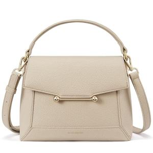 BOSTANTEN Crossbody Bags for Women Vegan Leather Small Purse with Top Handle Shoulder Handbags for Everyday Use, Nude