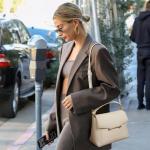 BOSTANTEN Crossbody Bags for Women Vegan Leather Small Purse with Top Handle Shoulder Handbags for Everyday Use, Nude