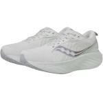Saucony Women's Triumph 22 Sneaker, White/Foam, 10 Wide