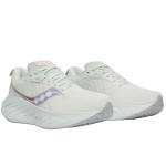 Saucony Women's Triumph 22 Sneaker, White/Foam, 10 Wide