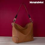 Montana West Hobo Bags for Women Purses and Handbags Ladies Bucket Shoulder Bags,MWC-128BBR