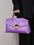2026 new retro luxury handbag fashion luxury women's tote bag lightweight large-capacity shoulder bag (snake purple)