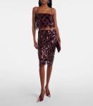 Womens Glam Slingback Stiletto Heels with Gems