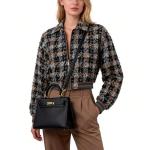 KOPNUR Luxury Leather Crossbody Tote Bag - Black