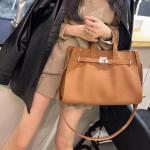 HaiPomo Large Leather Tote & Crossbody Bag