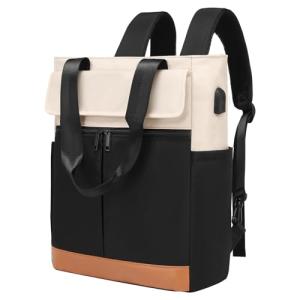 Stylish Convertible Laptop Backpack with USB Port