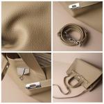 HaiPomo Large Leather Tote & Crossbody Bag