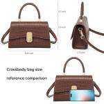 Elegant Square Designer Handbag with Detachable Strap