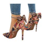 Fashare Women's Bowtie High Heel Dress Pumps