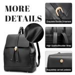 Boyatu Women's Leather Backpack - Stylish Casual Travel Bag