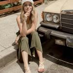 Ivory Plaka Palm Leaf Summer Sandals for Women