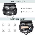 Boyatu Women's Leather Backpack - Stylish Casual Travel Bag