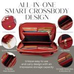 BULL GUARD Leather Crossbody Phone Purse